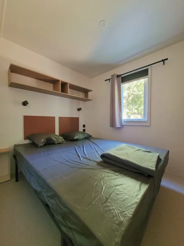 Camping Saint Gabriel : Chambre 1 Mobil Home 3 Chambres