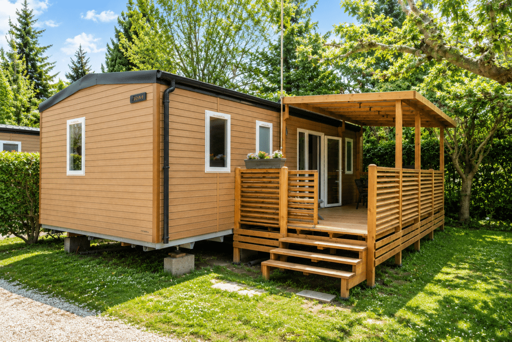 Mobil-home du Camping Saint Gabriel à Tarascon