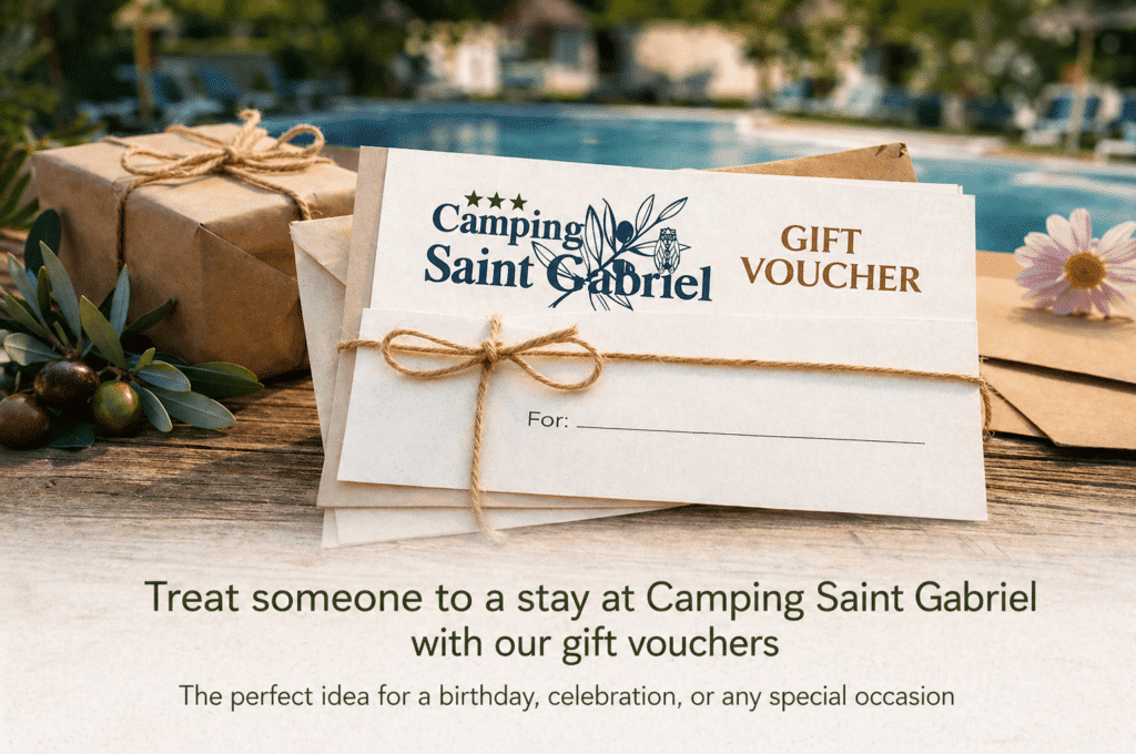 Camping Saint Gabriel gift vouchers for a stay in Provence