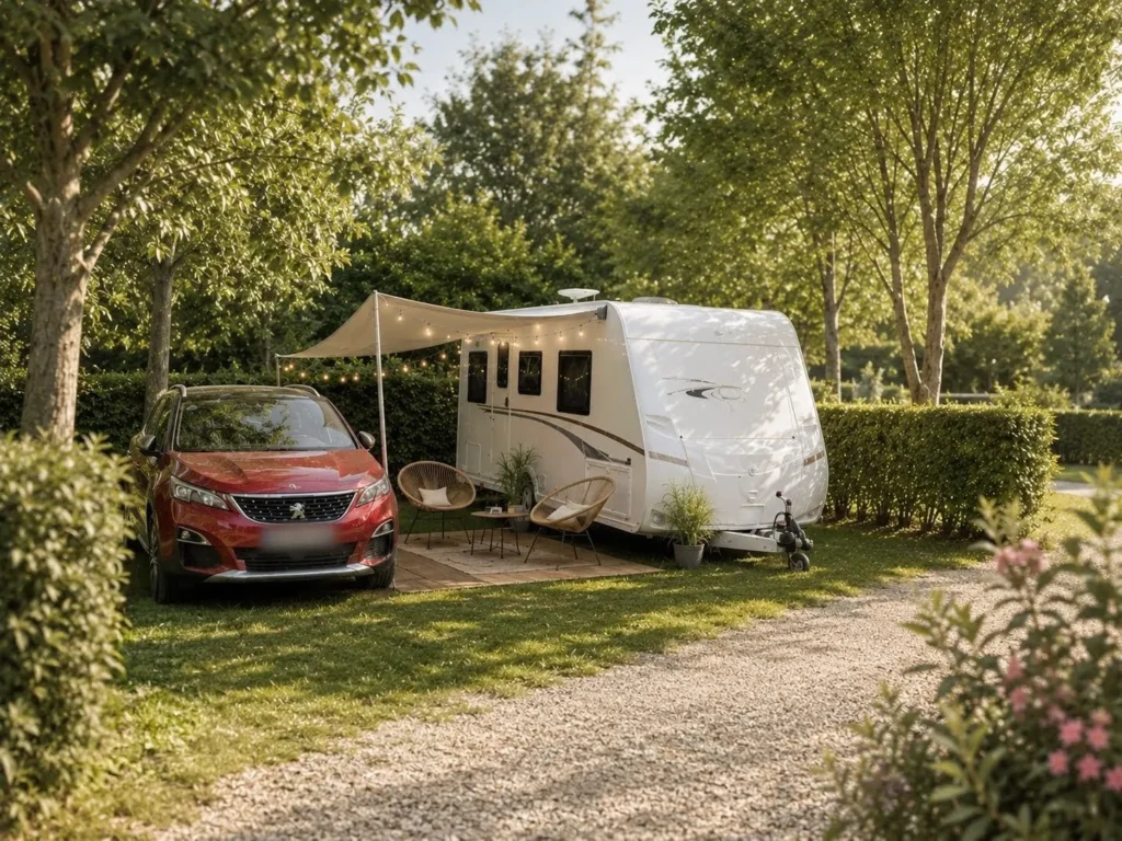 Camping Saint Gabriel : Emplacements Camping Tarascon
