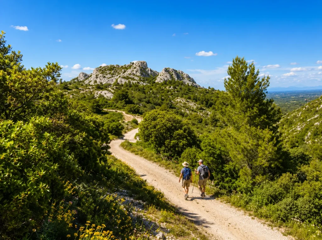 Randonnée dans les Alpilles au départ de Fontvieille en Provence