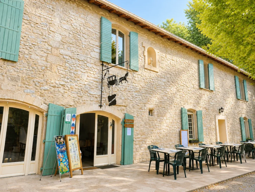Mas provençal du Camping Saint Gabriel à Tarascon en Provence