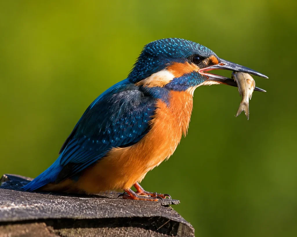 Martin-pêcheur observé dans les zones naturelles du Rhône en Provence