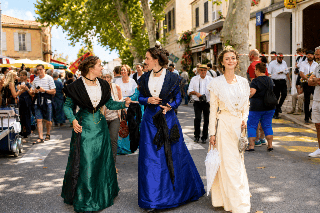 Fête des olives vertes dans le village de Mouriès